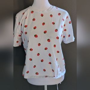 Organic generation strawberry t-shirt